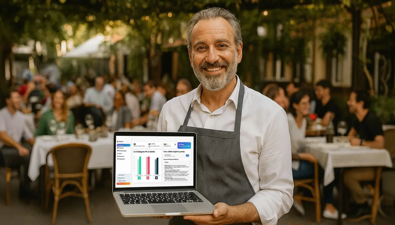 QR Code ai tavoli e dashboard Fidelico AI